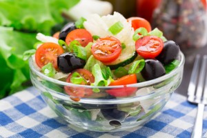 Fresh vegetable salad